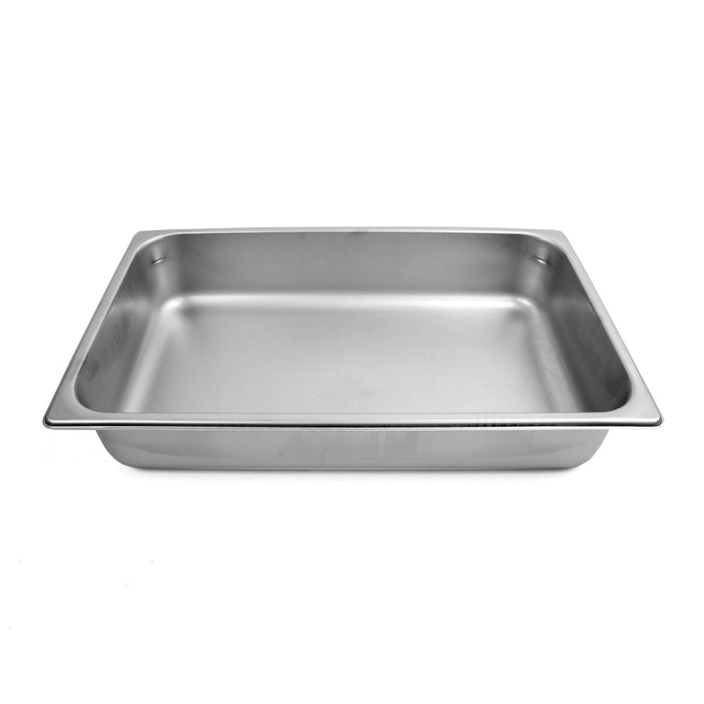 Vollrath 20049 Super Pan V Stainless Steel Full Size Steam Table Pan, 4 inch Deep