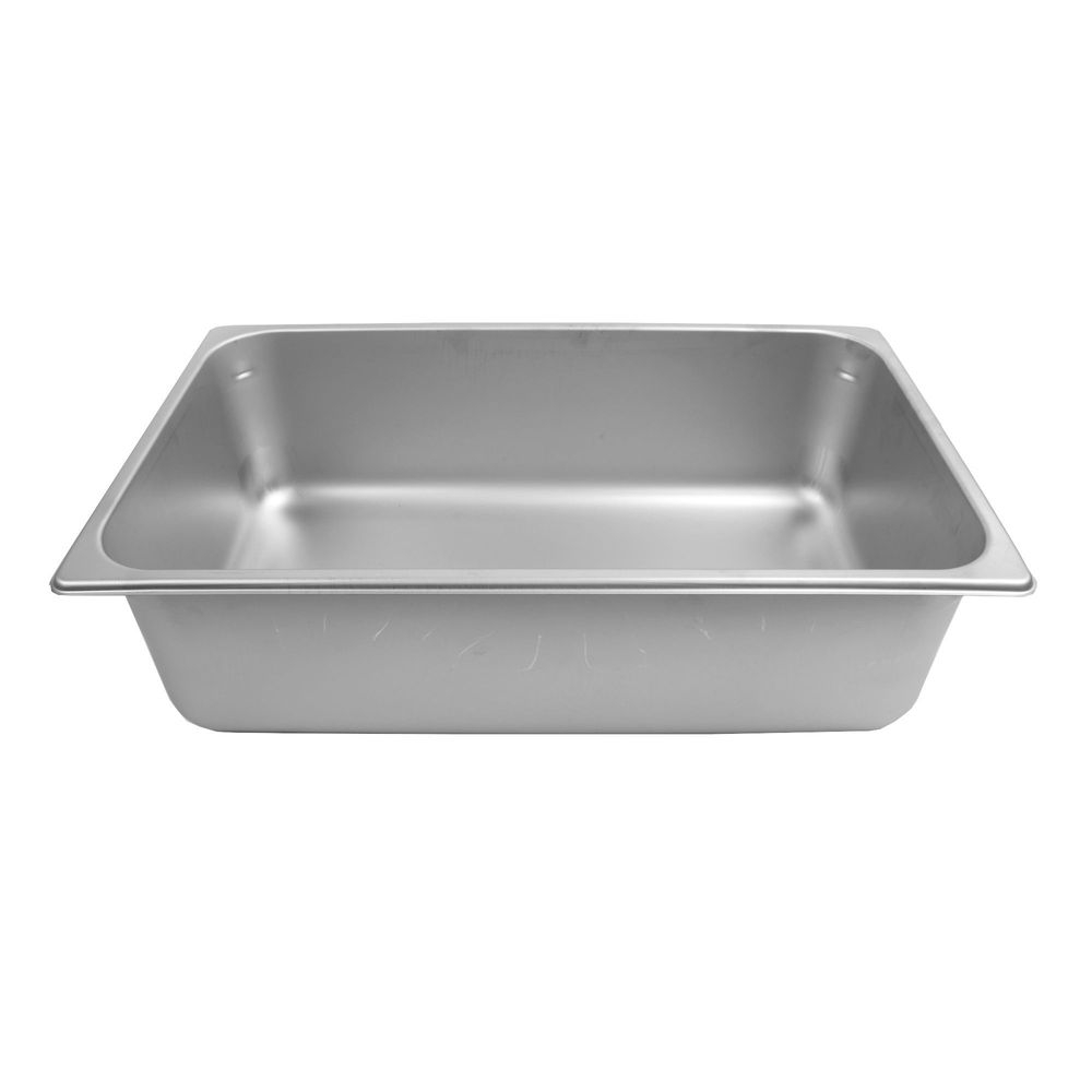 Vollrath 20069 Super Pan V Stainless Steel Full Size Steam Table Pan, 6 inch Deep