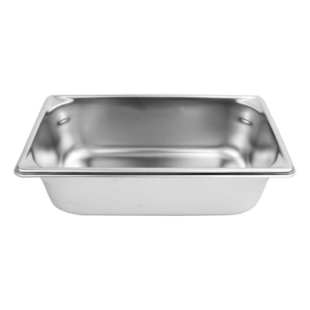 Vollrath 20249 Super Pan V Stainless Steel Half Size Steam Table Pan, 4 inch Deep