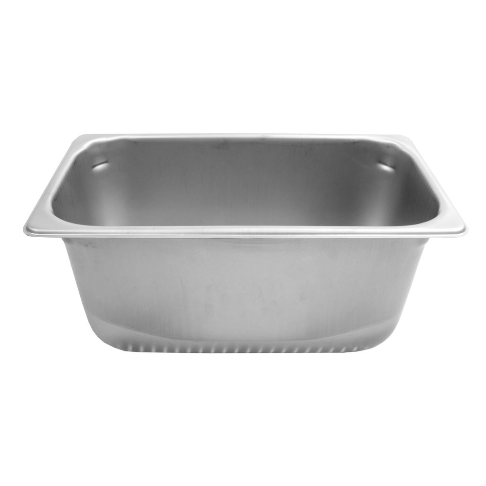 Vollrath 20369 Super Pan V Stainless Steel Third Size Steam Table Pan, 6 inch Deep