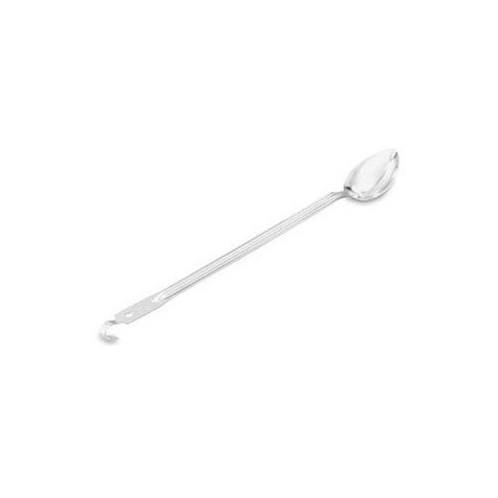 Vollrath 60170 Stainless Steel Solid Spoon with Hooked Handle, 21 inch Length
