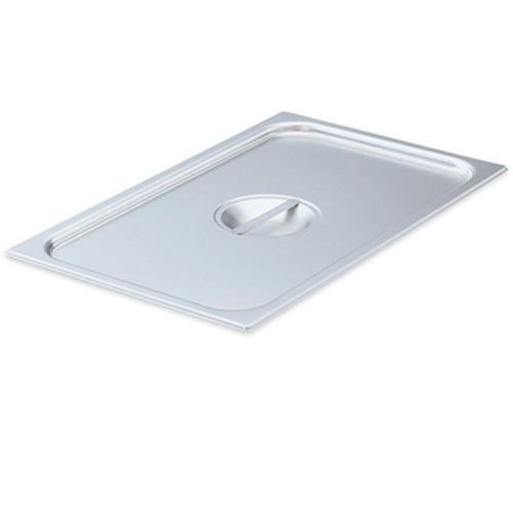 Vollrath 75110 Super Pan V Stainless Steel Two Third Size Solid Cover, 4 x 12.875 x 1.25 inch Overall