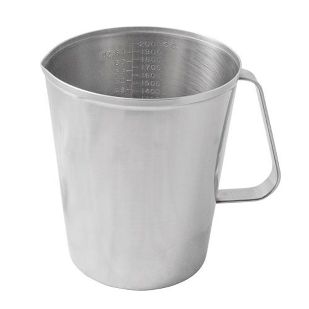 Vollrath 95640 Stainless Steel Graduated Measuring Cup, 64 Ounce Capacity