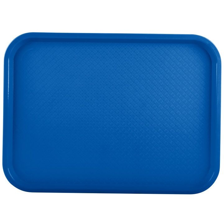 Vollrath Polypropylene Royal Blue Fast Food Tray, 14 x 18 inch -- 12 per case.