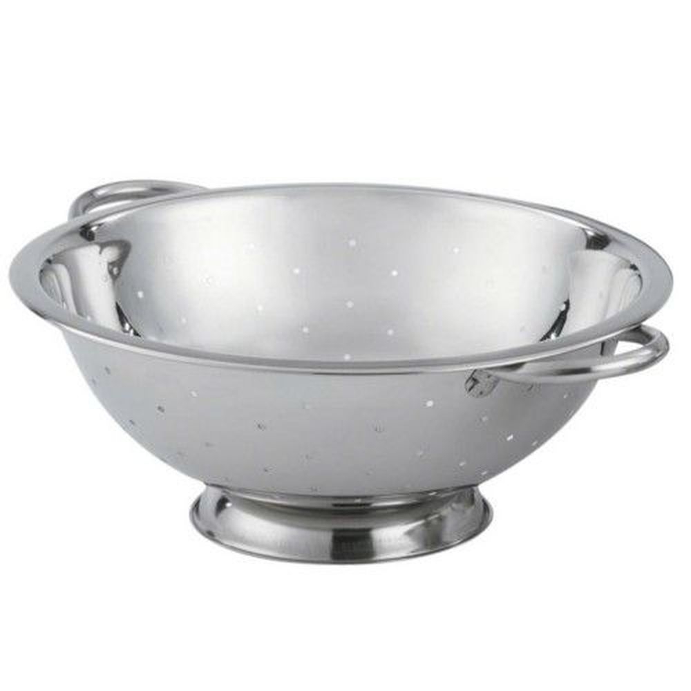 Vollrath 47965 Stainless Steel Colander with Handle, 5 Quart Capacity