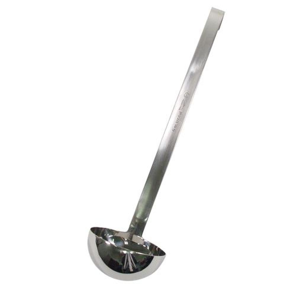 Vollrath 4980610 Heavy-Duty Stainless Steel One Piece Ladle, 6 Ounce Capacity
