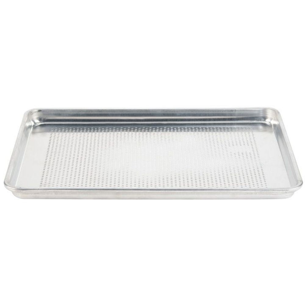 Vollrath 5303P Wear Ever Heavy-Duty 18 Gauge Aluminum Half Size Perforated Sheet Pan with Natural Finish