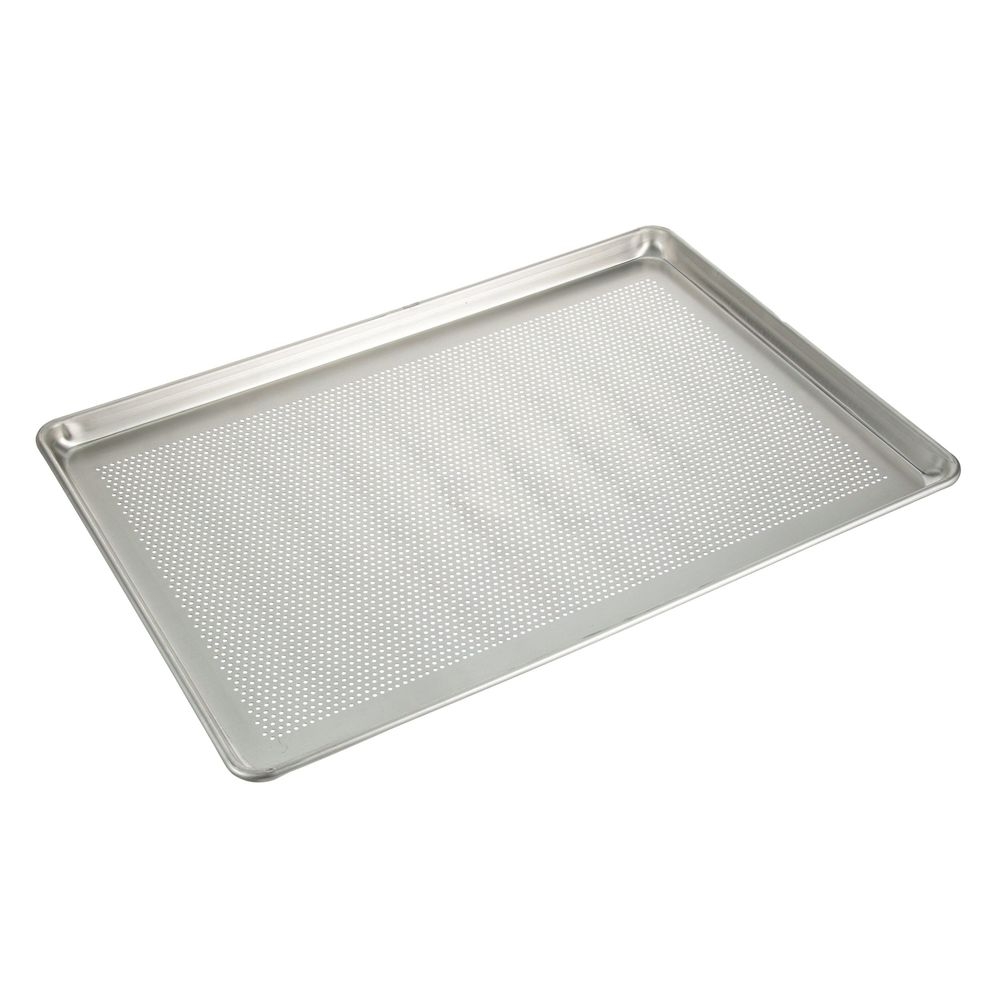 Vollrath 9002P Wear Ever Heavy-Duty 18 Gauge Aluminum Full Size Perforated Sheet Pan with Natural Finish