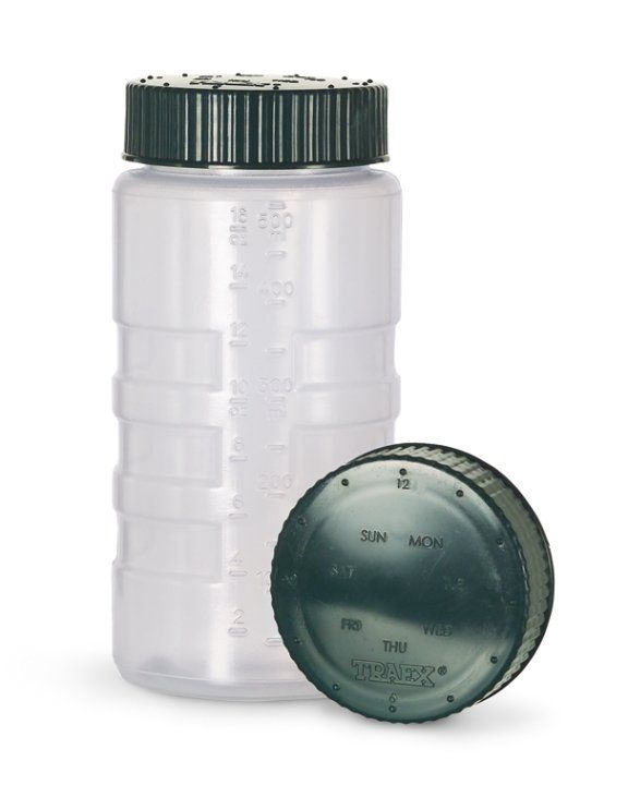 Vollrath Clear with Brown Dredge Squeeze Dispenser -- 12 per case