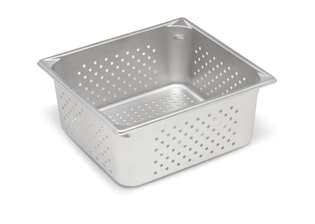 Vollrath Super Pan Stainless Steel Perforated Pan, 6 inch -- 3 per case