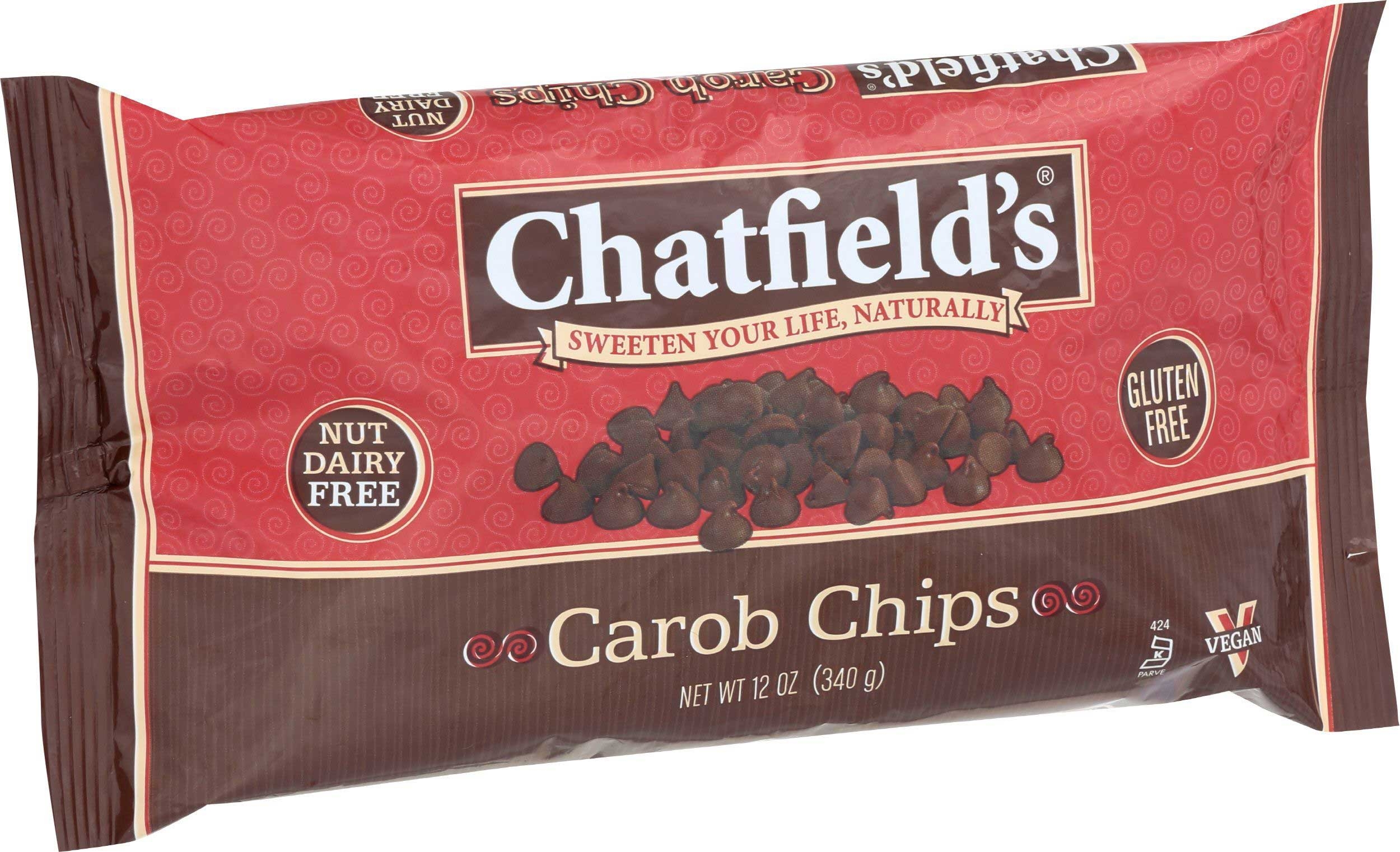 Chatfields Carob Chips, 12 Ounce -- 12 per case