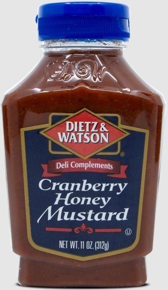 Dietz and Watson Cranberry Honey Mustard, 11 Ounce -- 12 per case