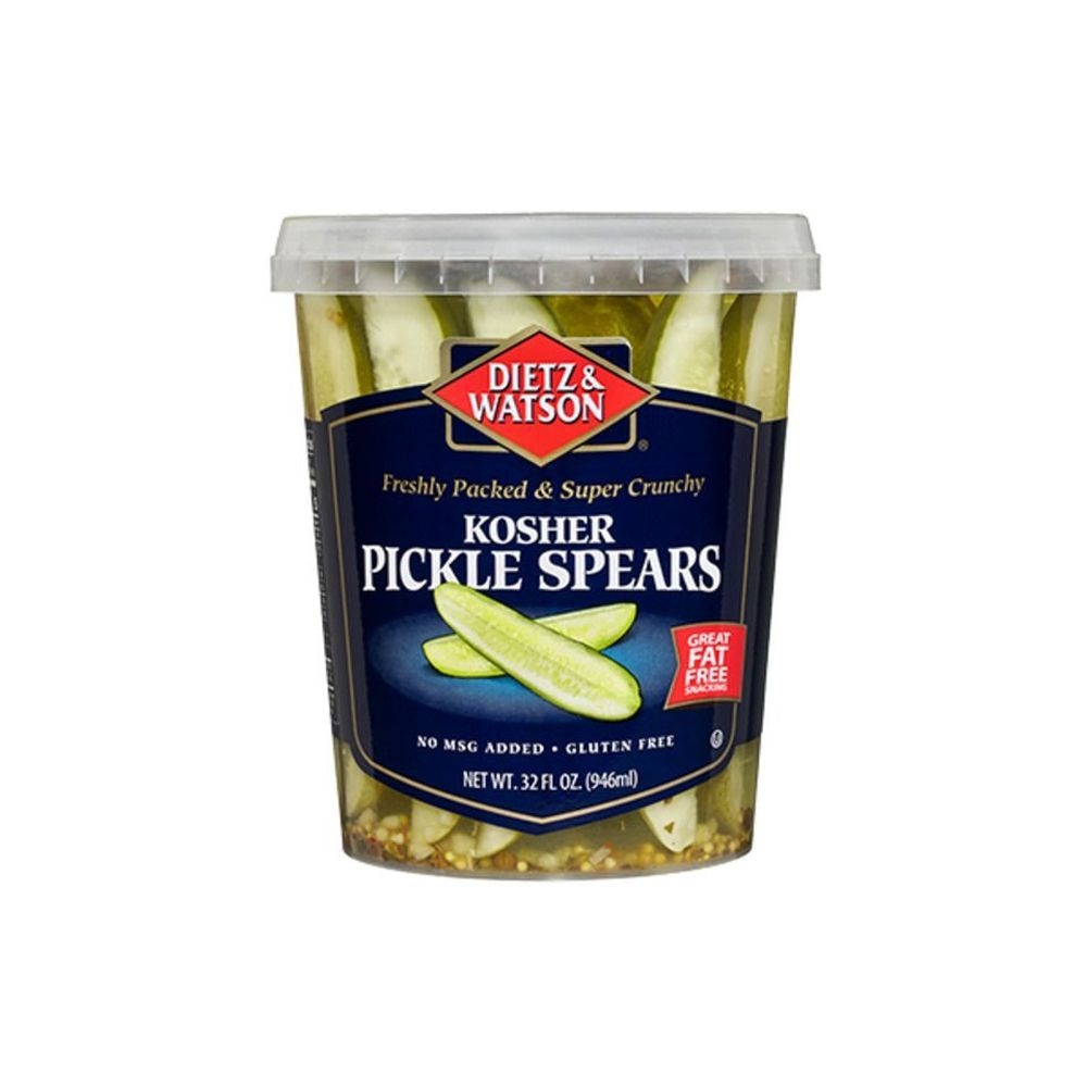 Dietz and Watson Kosher Pickle Spears, 32 Ounce -- 12 per case