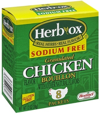 Herb Ox Instant Granulated Chicken Bouillon Packet, 1.2 Ounce -- 12 per case