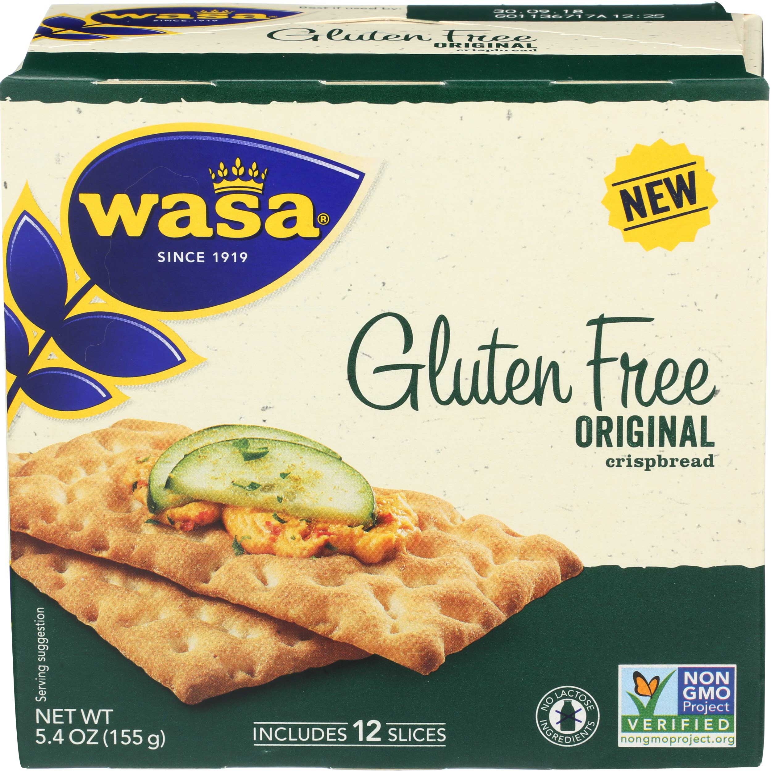 Wasa Gluten Free Original Crispbread, 5.4 Ounce -- 10 per case