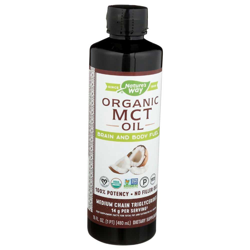 Natures Way Organic MCT Oil, 16 Fluid Ounce