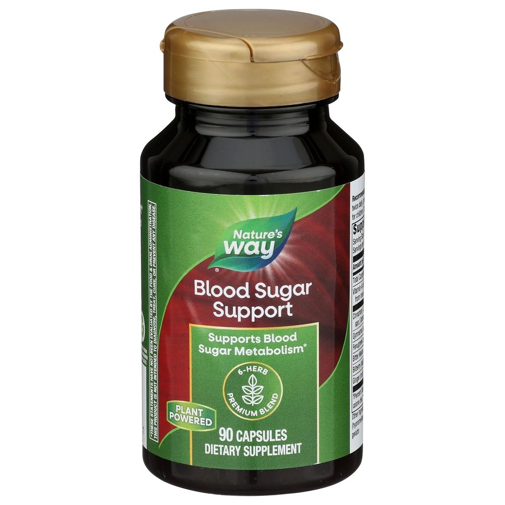 Natures Way Blood Sugar Manager Capsules, 90 Count