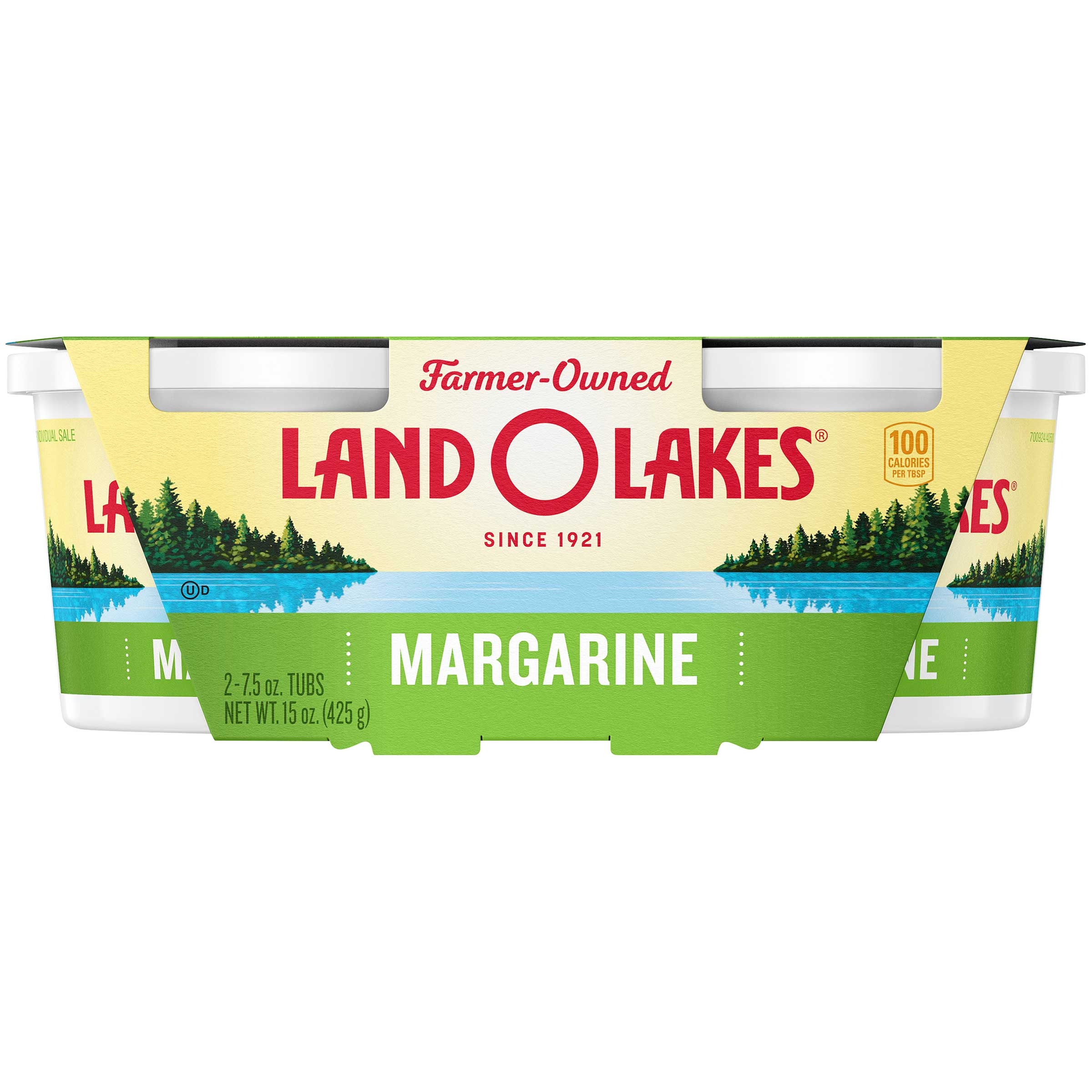 Land O Lakes Margarine, 7.5 Ounces Pack of 2 -- 12 per case
