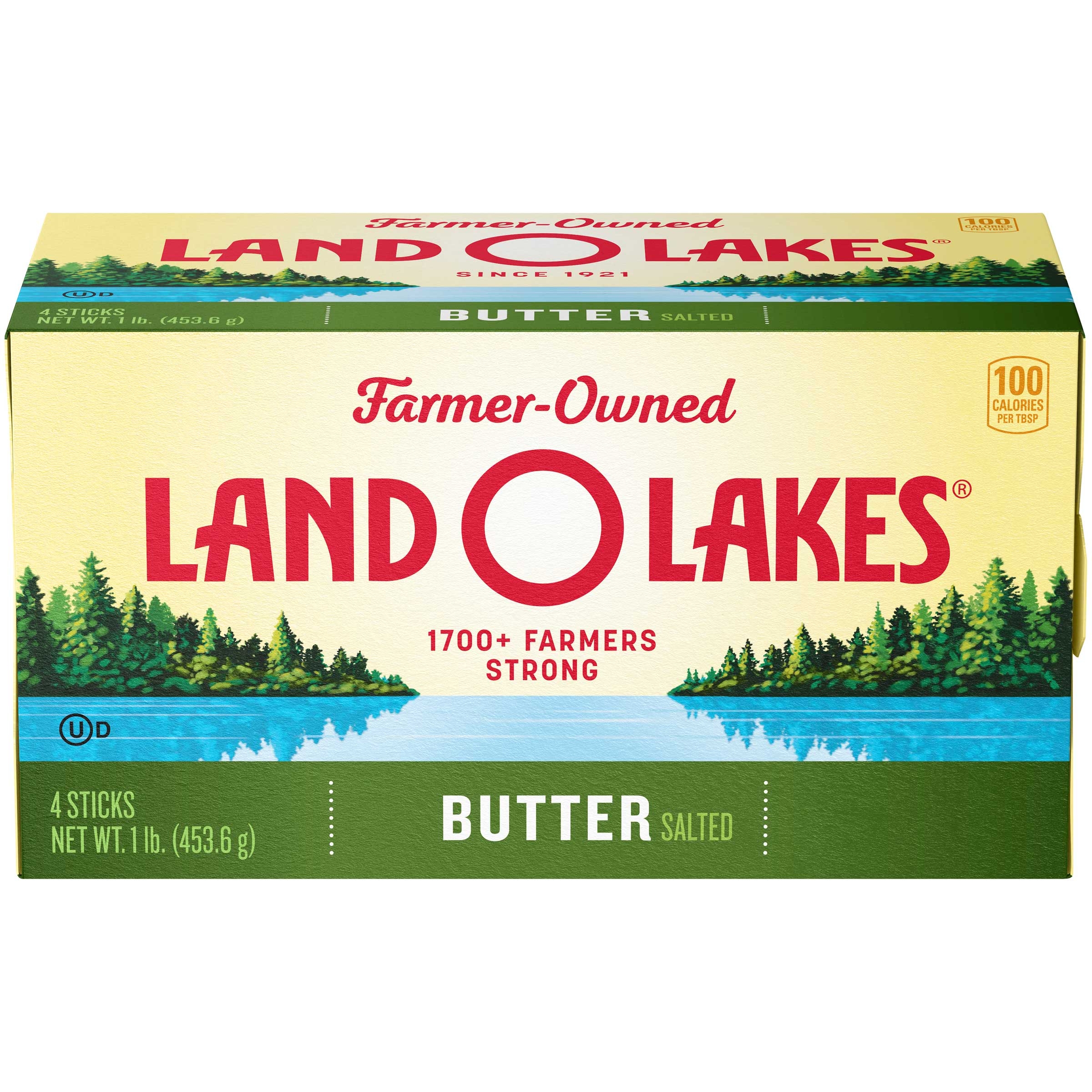 Land O Lakes Salted Butter, 1 Pound -- 36 per case