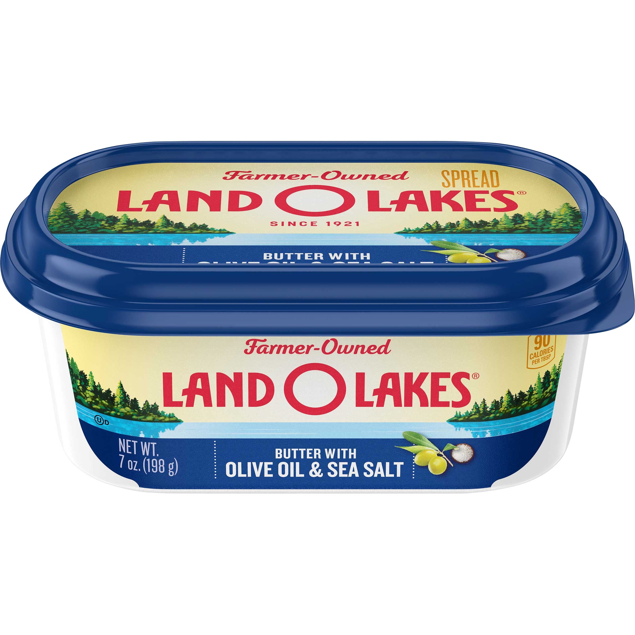 Land O Lakes Butter with Olive Oil and Sea Salt, 7 Ounce -- 12 per case