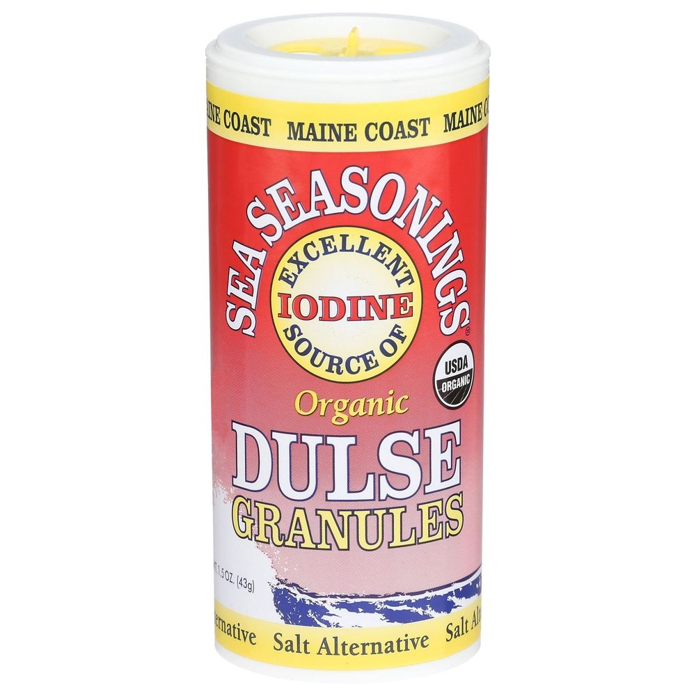 Maine Coast Organic Dulse Granules Sea Seasonings, 1.5 Ounce