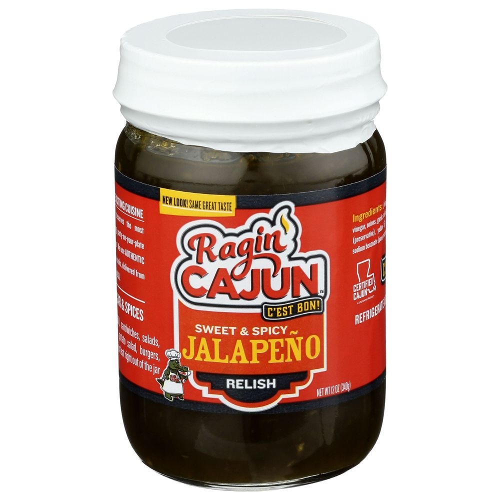 Ragin Cajun Spicy Sweet Jalapeno Relish, 12 Ounce -- 12 per case