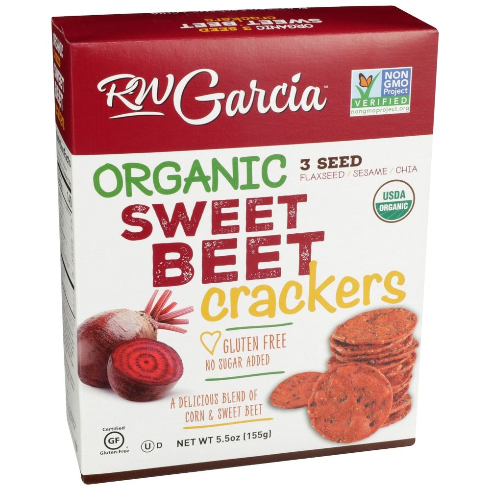 RW Garcia Sweet Beet Cracker, 5.5 Ounce -- 6 per case