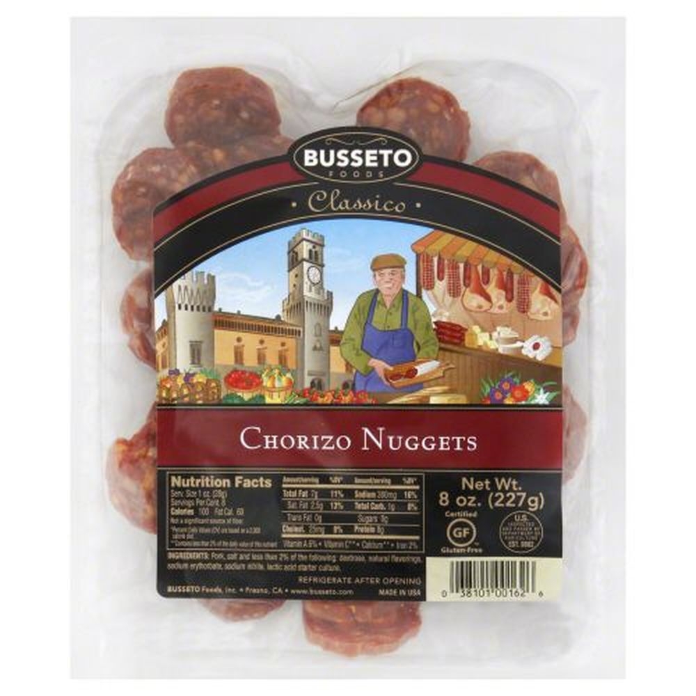 Busseto Salami Chorizo Nuggets, 8 Ounce -- 12 per case