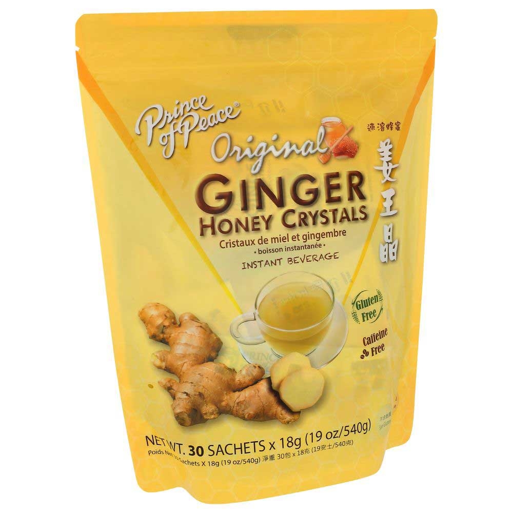 Prince of Peace Instant Ginger Honey Crystals - 30 per pack.
