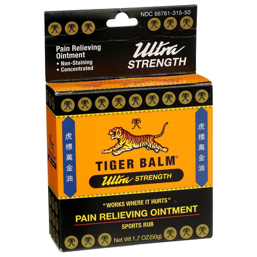 Tiger Balm Sport Rub Ultra Strength Pain Relieving Ointment, 1.7 Ounce