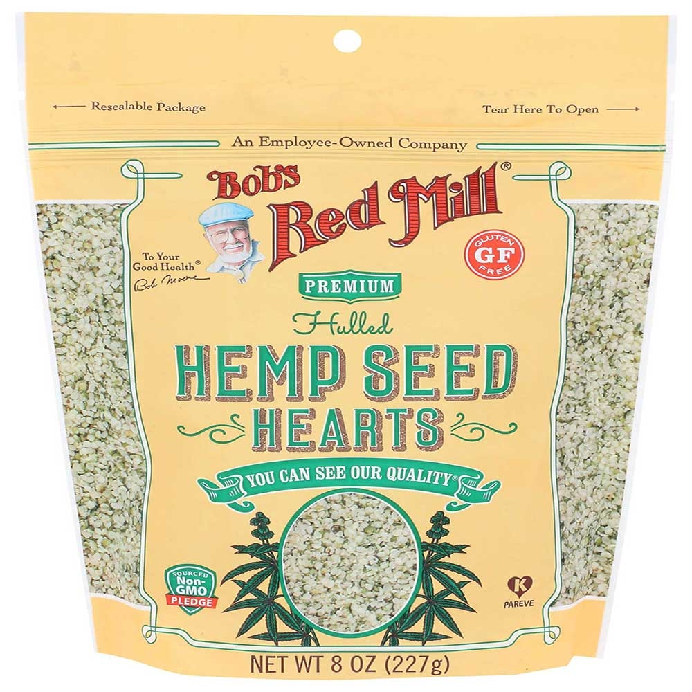 Bobs Red Mill Hulled Hemp Seed Hearts, 8 Ounce -- 5 per case