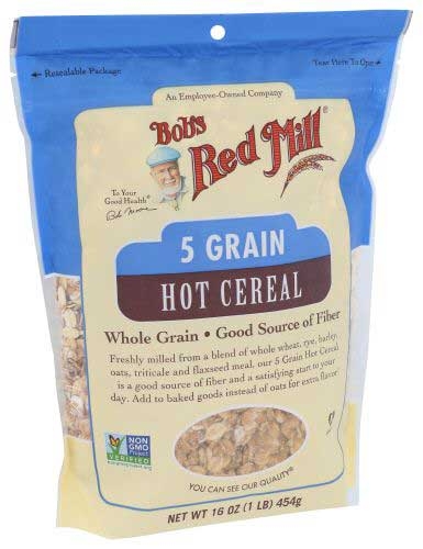 Bobs Red Mill 5 Grain Rolled Cereal, 16 Ounce -- 4 per case