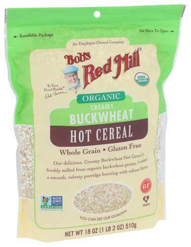 Bobs Red Mill Organic Creamy Buckwheat Hot Cereal, 18 Ounce -- 4 per case