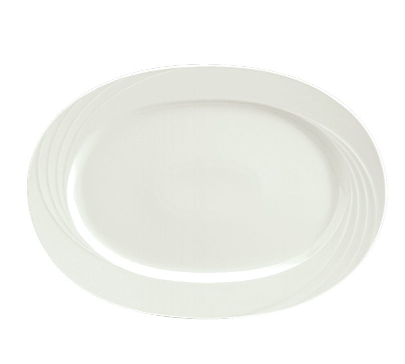 Schonwald Donna Oval Platter, 13.25 x 10.62 inch -- 6 per case.