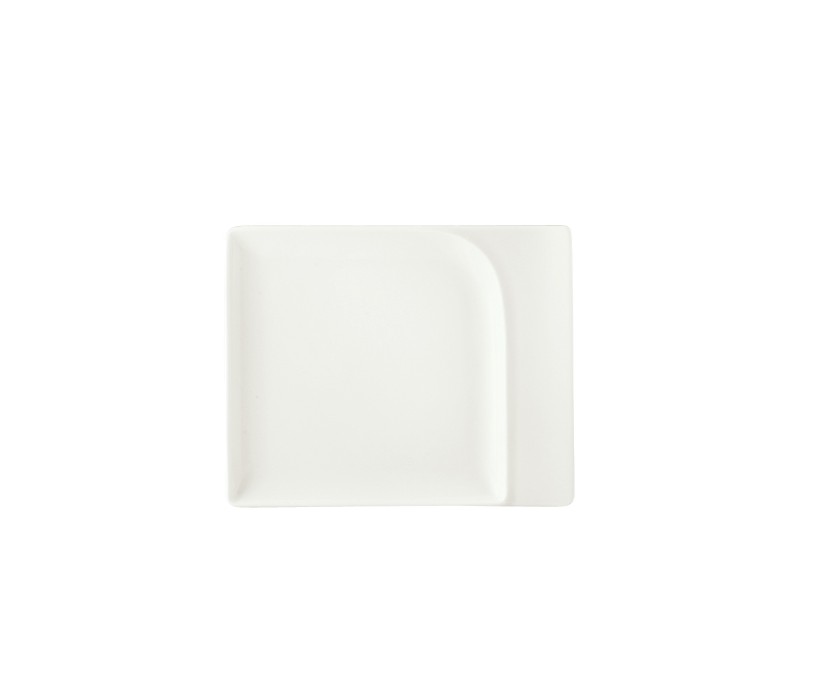 Schonwald Rectangle Platter with Contoured-Fine Dining -- 12 per case.