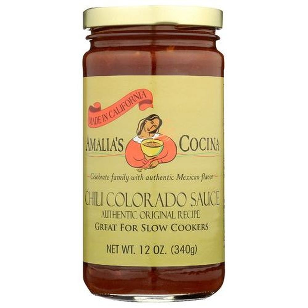 Amalias Cocina Chili Colorado Sauce, 12 Ounce -- 12 per case
