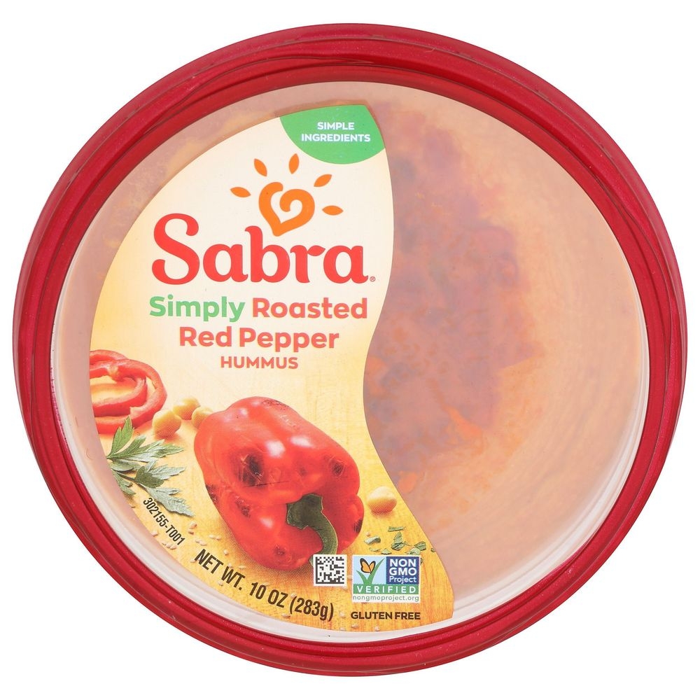 Sabra Roasted Red Pepper Hummus, 10 Ounce -- 12 per case