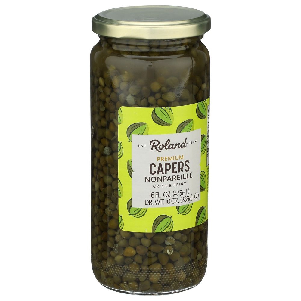 Roland Premium Nonpareille Capers, 16 Ounce -- 6 Per Case