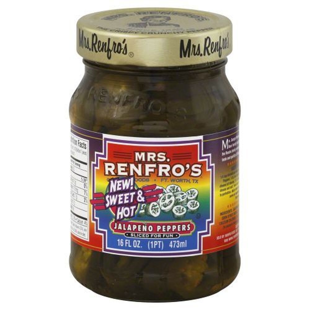 Mrs Renfros Sweet And Hot Jalapeno Peppers Salsa, 16 Ounce -- 6 per case