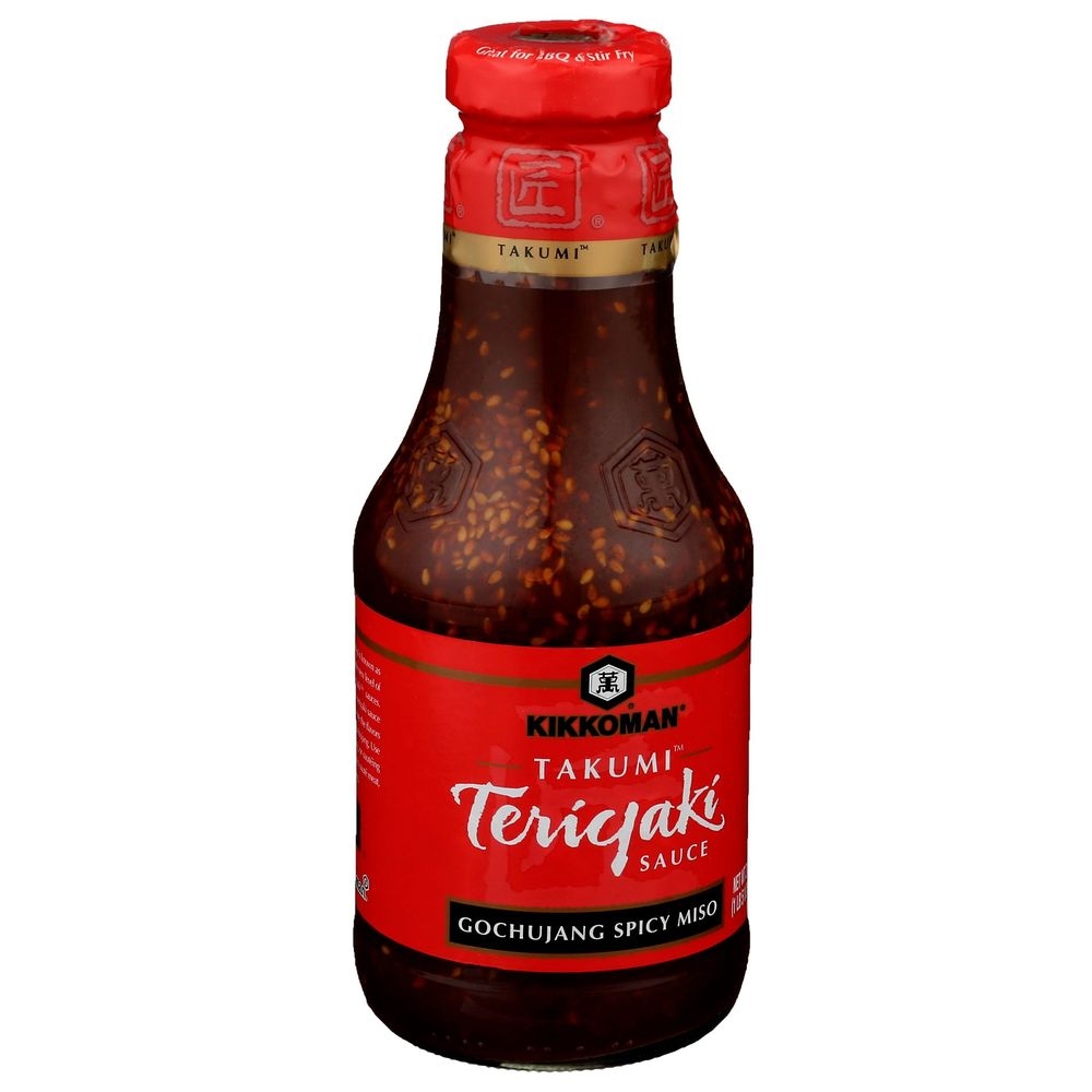Kikkoman Takumi Gochujang Spicy Miso Teriyaki Sauce, 21.5 Ounce -- 6 per case