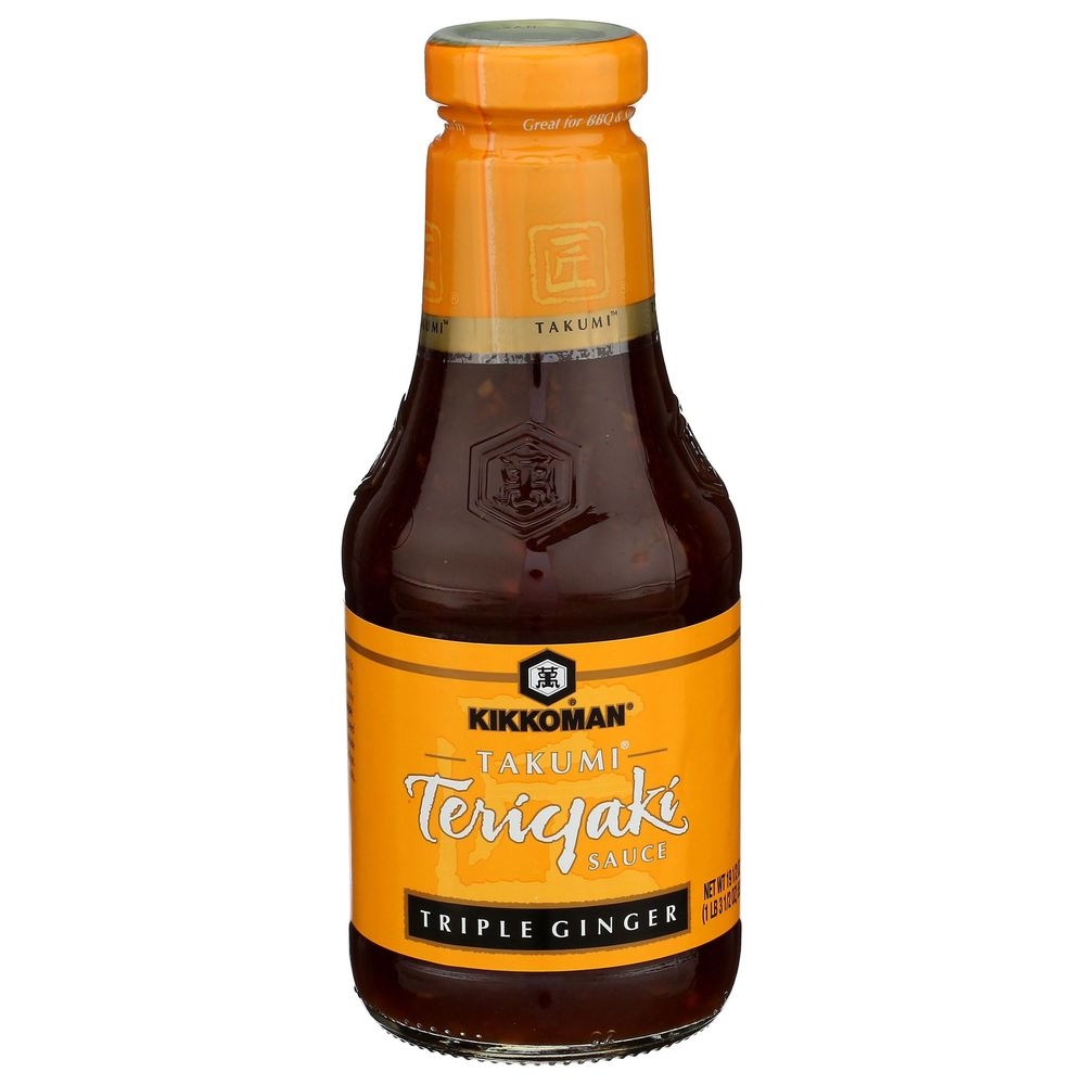Kikkoman Triple Ginger Teriyaki Sauce, 19.5 Ounce -- 6 per case