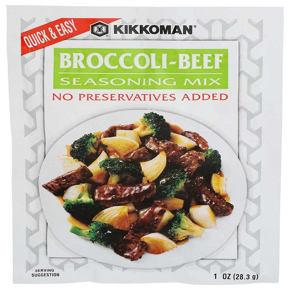 Kikkoman Broccoli Beef Seasoning Mix, 1 Ounce -- 12 per case