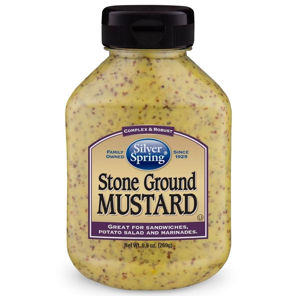 Silver Springs Stone Ground Mustard, 9.5 Ounce -- 9 per case