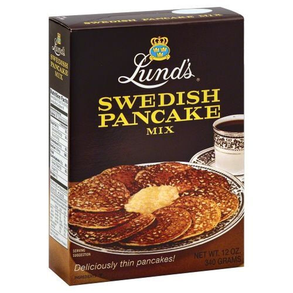 Lunds Swedish Pancake Mix, 12 Ounce -- 12 per case