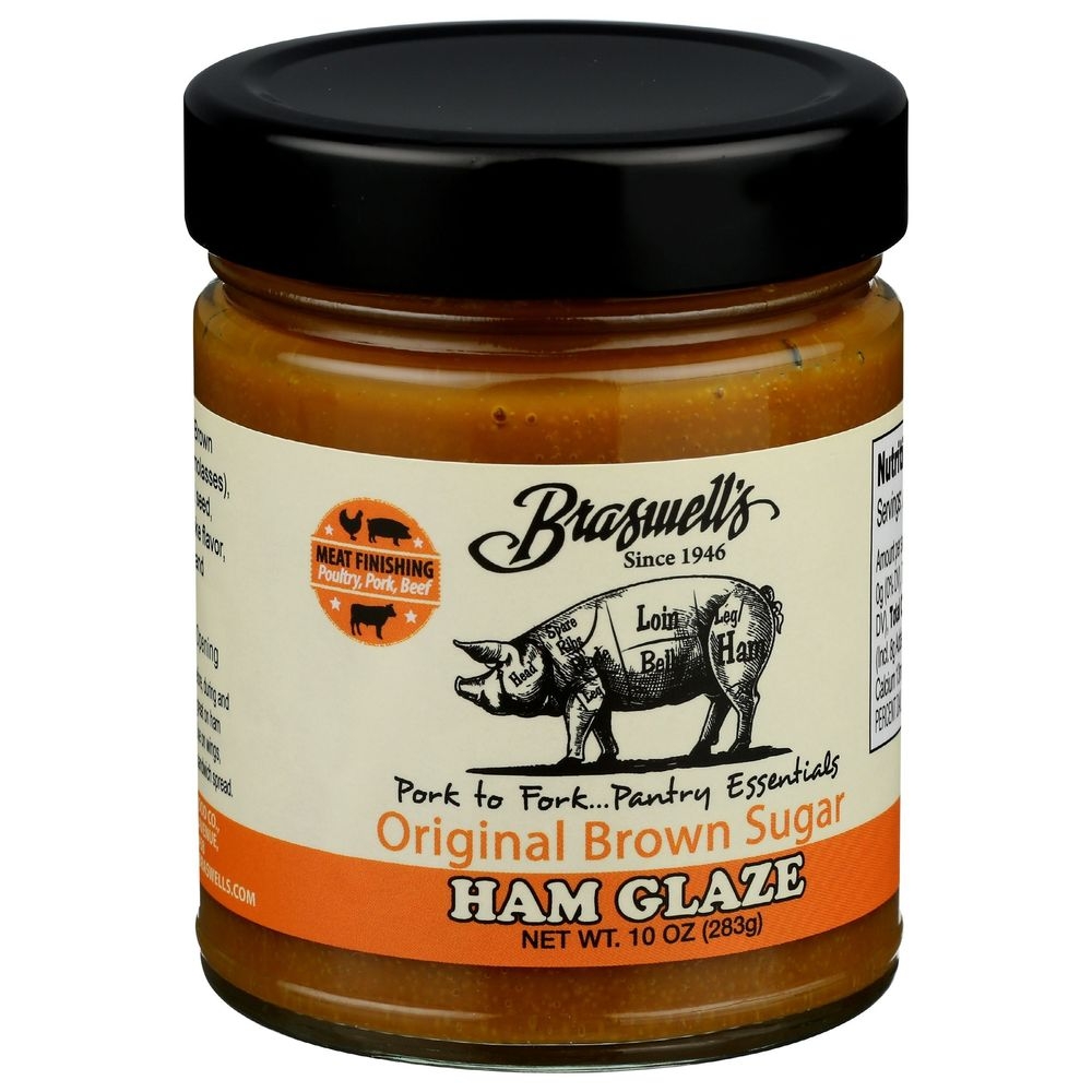 Braswells Original Brown Sugar Ham Glaze, 10 Ounce -- 6 per case