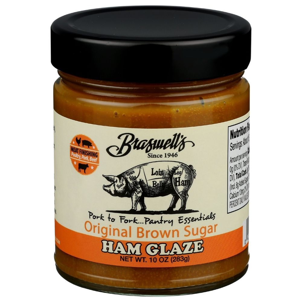 Braswells Original Brown Sugar Ham Glaze, 10 Ounce -- 6 per case