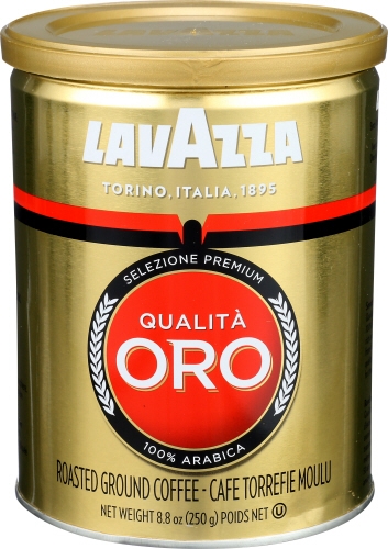 Lavazza Qualita Oro Ground Coffee, 8.8 Ounce -- 6 per case