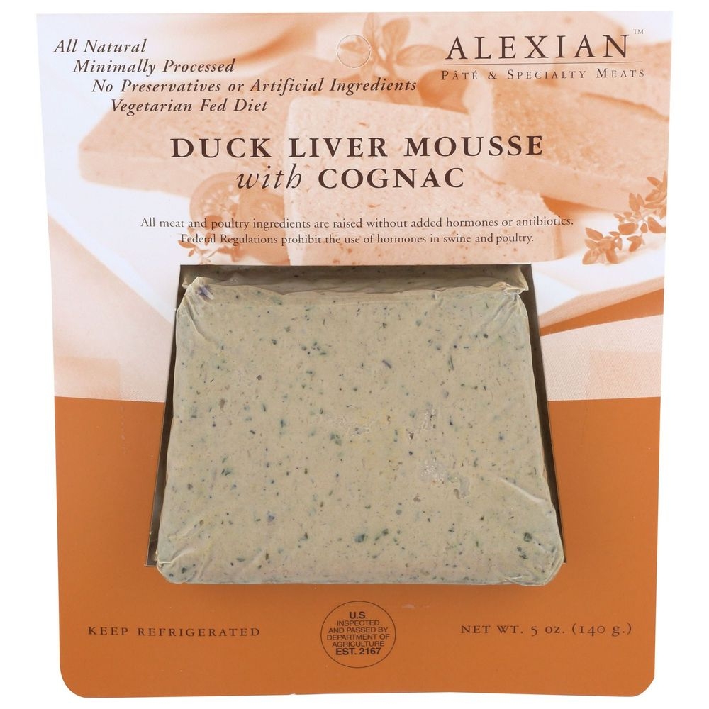 Alexian Duck Liver Mousse with Cognac, 5 Ounce -- 6 per case