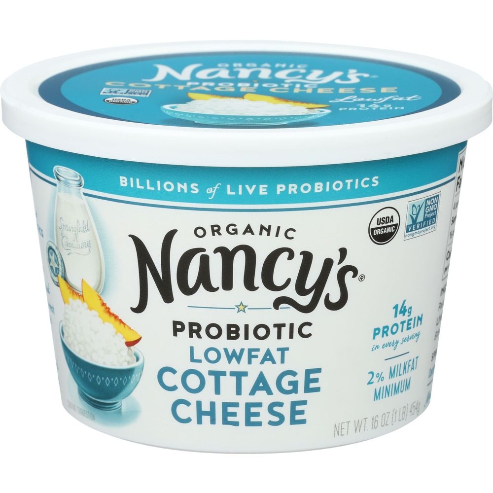 Nancys Organic Low Fat Cottage Cheese, 16 Ounce -- 6 per case