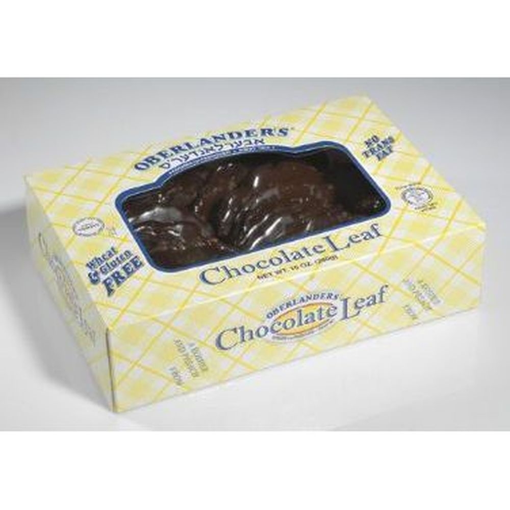 Oberlander Chocolate Leaf Cookies, 12 Ounce -- 16 per case